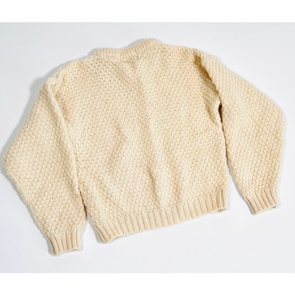 Acorn Kids Sweater Wool Beige Unisex - Picture 2 of 5